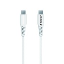 Câble C vers C nylon blanc 1 mètre
