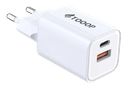Chargeur secteur 65W Double port A-C