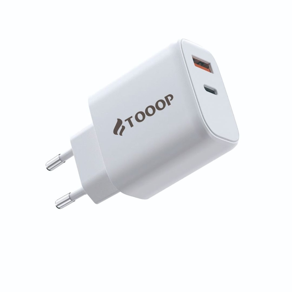 Chargeur rapide 20W A+C blanc
