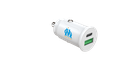 Chargeur rapide voiture 30W A+C blanc (Olympique de Marseille)