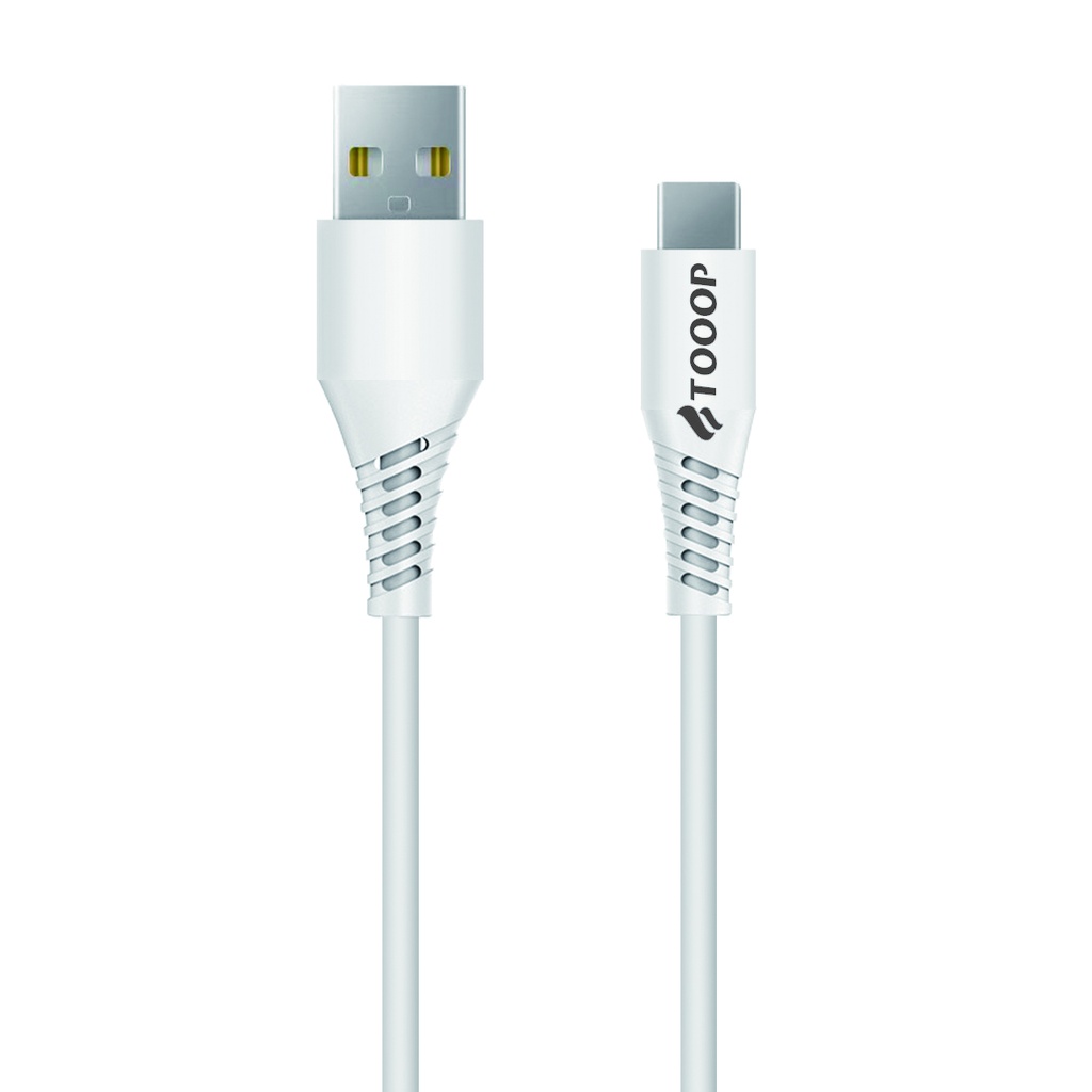 Câble A vers C PVC blanc 2 mètres