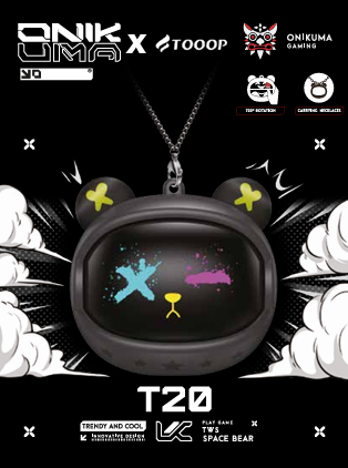 SPACE BEAR ONIKUMA & TOOOP T20 NOIR 