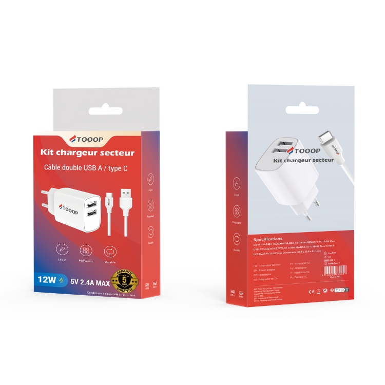 CHARGEUR double USB ALightning