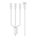 Cable USB A/Type C/Lightning/Micro USB